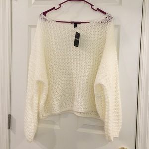 Forever 21 Open Knit Sweater, Medium